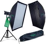 PATONA Premium Quick Set-Up Softbox 70x100cm PT70100 | Rechteckige Softbox | Mit
