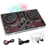Numark Party Mix III Bluetooth DJ-Controller mit integrierten Lichtern | Beat Assist,