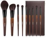 VEVOR Pinselset Makeup, 9-teilig, professionelles Schminkpinsel Set f&uuml;r Grundierung,