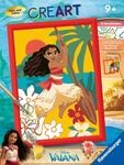 Ravensburger CreArt Disney Vaiana's Abenteuer - Malen nach Zahlen ab 9 | Disney