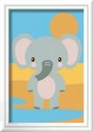Ravensburger CreArt S&uuml;&szlig;er Elefant - Malen nach Zahlen ab 7 Jahre | Malset mit