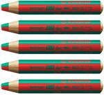 STABILO - Duo Buntstift, Wasserfarbe & Wachsmalkreide - woody 3 in 1 duo 