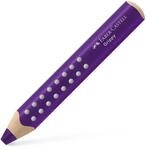 Faber-Castell - Buntstift Grippy Traubenlila 3-in-1 Malstift | Dicker Farbstift...
