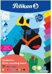 Pelikan Fotokarton Block 23 x 33 cm, 10 Blatt sortiert