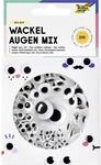 folia 7549 - Wackelaugen Mix BIG BOX, 200 klassische Kulleraugen in 6 Gr&ouml;&szlig;en, inkl.