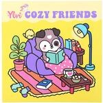 Depesche 14450 Ylvi Cozy Friends - Malbuch mit 64 vorgedruckten Seiten zum
