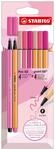 STABILO - Premium-Filzstifte & Fineliner - Pen 68 & point 88 | Shades of Pink, 8er