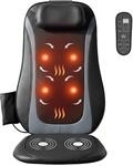 HOMCOM Massagesitzauflage Shiatsu mit W&auml;rme, Tiefenmassage, Massageger&auml;t 
