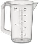 APS Messbecher 0,5 l, &Oslash; 9,5 x H&ouml;he 14 cm, geschlossener Griff | Kunststoffbecher