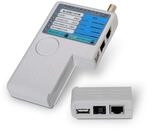 AISENS A142 &ndash; 0313 Testeador f&uuml;r Kabel RJ11/RJ12/RJ45 (USB, Koaxial) grau
