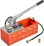 VEVOR Hydraulische Abdr&uuml;ckpumpe Druckpr&uuml;fpumpe 7,57 L 0-60bar Doppelventil 