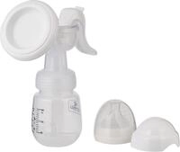 Lorelli manuelle Milchpumpe Assistant, 180 ml Flasche, ergonomischer Griff wei&szlig;
