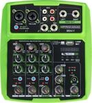 Pronomic Mini4 USB-Mischpult - USB-betriebener 4-Kanal Mixer - 2 Kan&auml;le mit