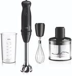 Braun MultiQuick 5 - Stabmixer 21 Geschwindigkeitsstufen, 1000W, Schwarz | Stabmixer