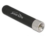 Delock LPWAN 868 MHz Antenne SMA Stecker 1,6 dBi omnidirektional starr schwarz