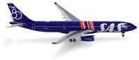 Herpa Modellflugzeug SAS Scandinavian Airlines Airbus A330-300 - 80 Years 