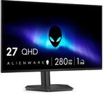 Alienware Gamingmonitor - 27'' QHD (2560x1440), 280Hz, IPS, 1ms | AMD FreeSync