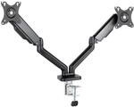 TOOQ DB5132TNR-B - 17"-32" Tischst&auml;nder mit Zwei Gelenkarmen f&uuml;r 2 Bildschirme,