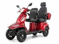 E-Seniorenmobil Vista Quarter-1L, Lithium-Akku, 4-Rad, 1000W, gro&szlig; Sitz, Rot