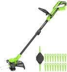 Greenworks 40 V 33,0 cm chnurloser Rasentrimmer/Kantenschneider, automatische