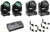 EUROLITE Set 2x LED TMH-W63 + 2x LED TMH-S30 + USB QuickDMX + Easy Show