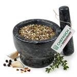 Chefkoch M&ouml;rser mit St&ouml;&szlig;el aus Granit &ndash; Zum Zerleinern, Mahlen &...