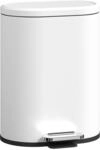 HOMCOM M&uuml;lleimer 12L Treteimer Abfalleimer Wei&szlig; 30 x 25,5 x 37,5 cm | mit...