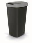 Keden Compacta Q M&uuml;lleimer mit Schwing- und Klappdeckel 25L Kunststoff...