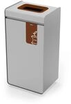 Durable Durasort Wertstoffsammler, 55L, Bioabfall, Metall, braun, 321511 |...