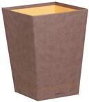 Rhodia 318823C Papierkorb 24x24x32cm Kunstleder Braun