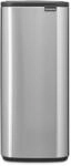 Brabantia Bo Touch Bin K&uuml;chenm&uuml;leimer 30 L (mattstahl), platzsparender Abfalleimer