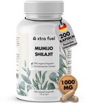 Shilajit Original Kapseln - 200 St&uuml;ck (hochdosiert) - 1000mg Tagesdosis |...