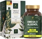 VITACTIV Omega 3 Algen&ouml;l mit 300 mg DHA, vegan, 60 Softgel-Kapseln | Kein...