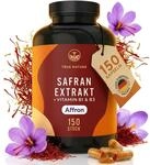TRUE NATURE Safran Kapseln &ndash; 150 Kapseln (30 mg Affron&reg; pro Tag) | 3:1 Safran