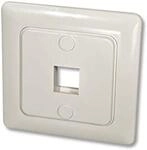LINDY 60543 Wanddose DE f&uuml;r EIN Keystone-Modul