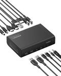 Belkin Connect 14-in-1 Docking Station 140W, USB C Hub f&uuml;r 2 Bildschirme mit 4K bei
