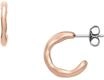 Skagen Damen Ohrringe in Ros&eacute;gold aus Edelstahl oder Halbedelmetall mit