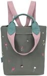 Fritzi Ju Small Limited Embro Bloom Jungly Damen kleine Nylon Rucksack Backpack