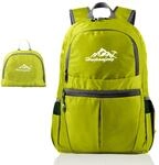 INTIRILIFE Faltbarer Rucksack Ultraleicht in Limette - 20 x 21 cm / 30.8 x 21.8...