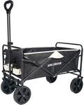 Kirkjub&oslash;ur&reg; Faltbarer Bollerwagen 90 x 52 x 55 cm, Handwagen f&uuml;r bequem...