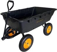 WESTMANN Prakta L Gartenwagen Kunststoffkarre 225 L 400 kg Tragkraft | Vier