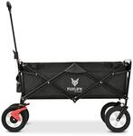 FUXLIFE Faltbarer Bollerwagen FX-100 schwarz &bull; Faltbarer Handwagen | kompakt