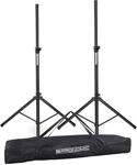 2x Pronomic SPS-1A Boxenstativ Aluminium - Boxenst&auml;nder mit stabiler extra...