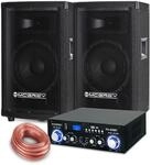 McGrey PA Komplettset DJ Anlage PowerDJ-1000 (System mit Partyboxen,...