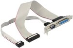 DeLock Slotblech> 1 x Seriell 1 Parallel - Kabel, 83445