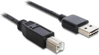 DeLock Kabel Easy-USB 2.0 Typ-A Stecker > USB 2.0 Typ-B Stecker 5 m schwarz...