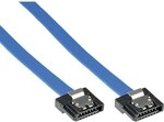 InLine 27703K SATA 6Gb/s Anschlusskabel klein, mit Sicherheitslasche, 0,3m
