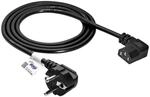 Akyga AK-PC-02C Netzkabel f&uuml;r PC Monitor Drucker Beamer TV Spielkonsole Stromkabel 3