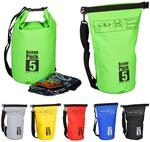 Relaxdays Ocean Pack 5L Packsack wasserdicht, gr&uuml;n | leichter Dry Bag