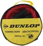 Dunlop Automotive Abschleppseil - Max 2800 Kg - 4 Meter lang - Rot, Tow Rope 2800 kg